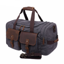 2019 Custom Business Luxury Small Duffle  Canvas Travel Bag Waterproof for Men